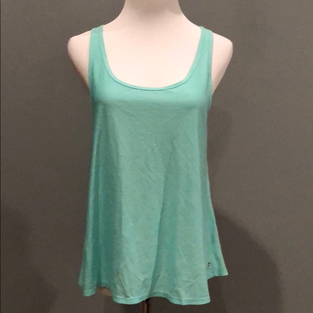 Mint green workout tank